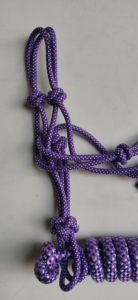 Harnais en corde de cuir tressé de haute qualité, largeur 1 pouce, avec quincaillerie métallique réglable, prix de gros - Product Image 2
