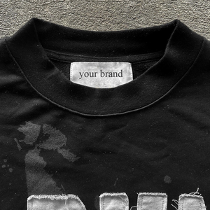 T-shirt homme 100% coton, double couche, manches courtes, effet délavé - Product Image 3