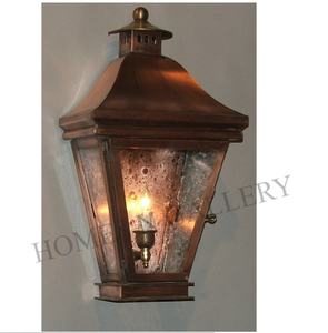 Mini jaune lumière LED moderne géométrique Ramadan lanterne murale extérieure Table décorative pour jardin rue mur utilisation - Product Image 1