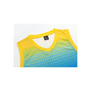 เสื้อบาสเก็ตบอลแบบสั่งทำ OEM คอวี แขนสั้น แห้งเร็ว ระบายอากาศดี เป็นมิตรกับสิ่งแวดล้อม ป้องกันแบคทีเรีย ผลิตจากโพลีเอสเตอร์ ขายส่ง - Product Image 5