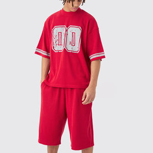 Créez Votre Propre Design en Ligne : Ensemble de Sport 2 Pièces 2026 – Short d'Entraînement 100% Coton avec Impression Personnalisée pour Hommes - Product Image 4