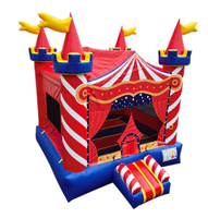 Château gonflable commercial personnalisé sur le thème du carnaval, certifié CE, garantie 3 ans, taille personnalisable