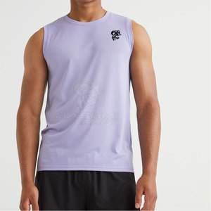 Camiseta deportiva sin mangas para hombre, de material elástico y duradero, diseño ajustado para gimnasio, culturismo y fitness. - Product Image 2