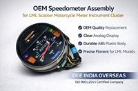 Rakitan Speedometer OEM untuk Skuter LML, Instrumen Cluster Meter Motor