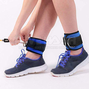 Tobilleras duraderas para gimnasio, tobilleras ajustables para entrenamiento con cable y resistencia - Product Image 2