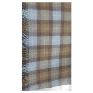 Couverture légère à carreaux écossais olive, texture douce, facile à transporter pour la maison, l'extérieur et les voyages - Product Image 1