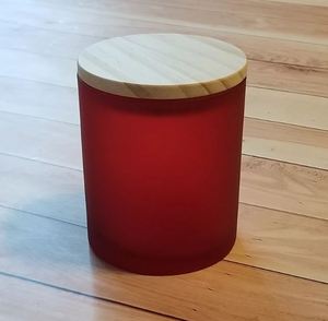 Vintage Sunburst Pattern Glass Candle <b>Jar</b> Elegant Pink Amber Frosted Candle Vessel with Decorative Metal Lid Wholesale Supplier - Product Image 5