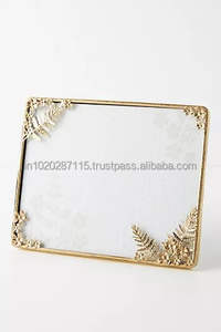 Cadre photo en métal, élégant présentoir photo en métal pour les souvenirs de mariage, décoration intérieure, chambre à coucher, salon, accent romantique - Product Image 2