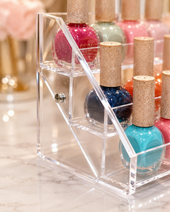 Mejora tu Rutina de Cuidado de Uñas con este Moderno y Lujoso Soporte Personalizable para Esmaltes de Uñas Acrílicos que Mantiene tus Esmaltes Favoritos Organizados - Product Image 3