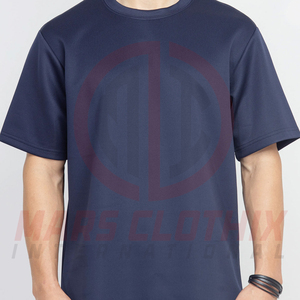 Conjunto deportivo de dos piezas para hombre, chándal de verano con diseño de logotipo personalizado, chándal de entrenamiento de tejido técnico para gimnasio y fitness para hombre - Product Image 4