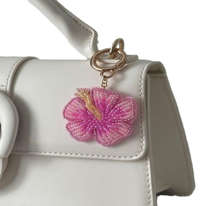 Decorative Classic Seed Beads Embroidery Washable <b>Keychain</b> Charms Handmade Premium Eco-Friendly Beaded Styling - Product Image 5