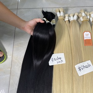 Extensions de cheveux humains droits Remy vierges non transformés vietnamiens de haute qualité Fournisseur en gros Machine Double Collection de trame - Product Image 4