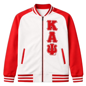 Veste en molleton rouge de la fraternité Kappa Alpha Psi, vêtements de fraternité grecque avec style universitaire classique, confort chaud et de qualité supérieure - Product Image 4