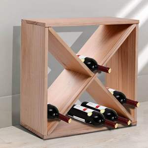 Porte-vin en bois, design moderne, pour table |   Artisanat Écologique Fait Main |   Cadeau de mariage pour le Ramadan |   Finition de qualité supérieure | - Product Image 2