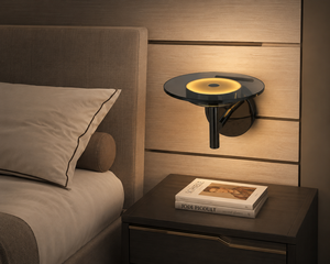 Modern Wall Sconce Metal Frame Glass Shade LED Wall Light 11.5W <b>Indoor</b> Decorative <b>Lighting</b> - Product Image 4