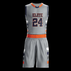 Ensembles d'uniformes de basketball unisexes respirants, à séchage rapide, anti-humidité, grandes tailles, avec impression de logo par sublimation personnalisée, à prix abordable - Product Image 4