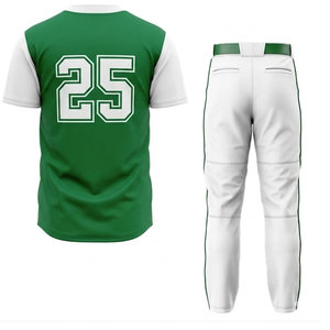Uniforme de béisbol de estilo moderno para hombre, tela ligera y transpirable, ajuste cómodo, ropa de entrenamiento para deportes de equipo - Product Image 2