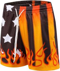 Shorts de sport pour hommes en gros, surdimensionnés, à séchage rapide, respirants, doux pour la peau, décontractés, pour la gym, OEM - Product Image 2