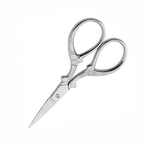 Ciseaux à ongles de manucure de haute qualité, finition sablée, pointe droite extra fine, en acier métallique, pour la beauté des ongles et des cuticules - Product Image 3