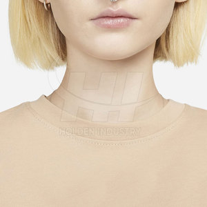 Breathable Style Women Crop Top T-Shirt Summer Light Comfortable Wear Women Crop Top T-Shirt Soft Daily Trend Look - Product Image 3