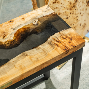 Table de rivière en résine époxy unique personnalisée Japon Original Table de canapé en bois Mobilier de maison Tables basses design - Product Image 5