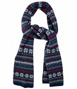 Bufanda Tejida Unisex de Tejido Denso - Manta de Invierno Extra Cálida - Bufanda Cortavientos de Punto Acanalado Suave con Logotipo Personalizado - Product Image 4