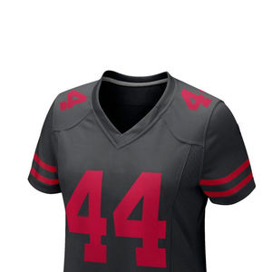 เสื้อยืดอเมริกันวินเทจตัวใหญ่ทรงโอเวอร์ไซส์, เสื้อผ้าสตรีทแวร์แบบยูนิเซ็กส์, เสื้อฟุตบอลสั่งทำพิเศษผลิตในปากีสถาน - ผ้าตาข่ายแห้งเร็วทรงบ็อกซี่ - Product Image 4