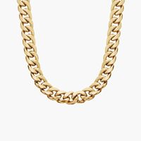 Chaîne cubaine de luxe Miami de 22 pouces en or jaune 9 carats pour mariages et fêtes