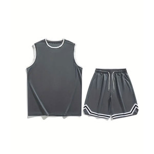 Uniforme de Baloncesto de Competición, Diseño Reversible, Tela Ligera de Alto Rendimiento, Proveedor de Ropa Deportiva Personalizada con Impresión de Logotipo del Equipo - Product Image 1