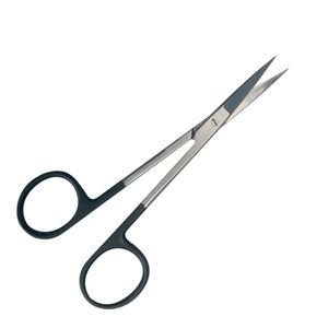 High Precision KNAP Iris Super Cut 4.5 Inch Steel Manual Surgical Scissors Straight Blade CE ISO Certified By <b>Blush</b> Surgical - Product Image 3