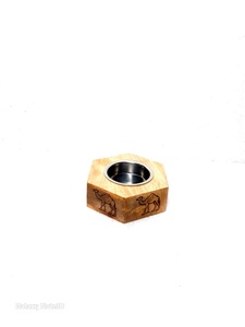 Wooden Incense <b>Burner</b> with Aromatherapy Smoke Design Wood Bakhoor <b>Burner</b> Wood Mubkhara Square Base <b>for</b> All-Season - Product Image 3