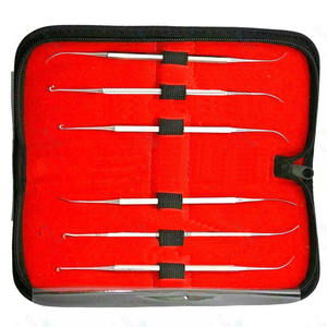 Set6 Professional Manual Dentist <b>Teeth</b> <b>Cleaning</b> Kit with Oral Clean Probe Stainless Steel <b>Tools</b> CE Certified By Grip Surgical - Product Image 2