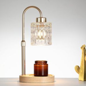 Scaldacera Elettrico Dorato per Cera Profumata, Decorazione Casa con Dimmer e Timer, Regalo per la Festa della Mamma/Compleanno/Natale - Product Image 1