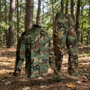 Uniformes tactiques de camouflage, vêtements de travail de terrain durables à multiples poches, vente en gros en vrac, directement de l'usine, vêtements de sécurité - Product Image 3
