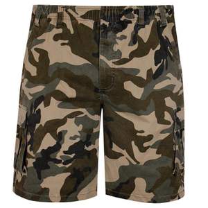 Manufacturer Custom All Over Printed Camouflage Embroidery Ripped Distress Man Cargo Camo Jorts Jeans Denim Cargo Shorts for Men - Product Image 6