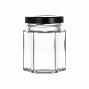 Élégant pot en verre pour cuisine avec couvercle en métal inoxydable, conçu pour conserver le sucre, le sel, le thé et le café frais - Product Image 3