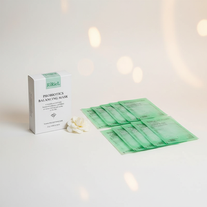 [RiRieL] Masque Équilibrant Premium aux Probiotiques avec Biome & Masque Facial en Tissu Professionnel Durable pour Booster la Peau - Product Image 1