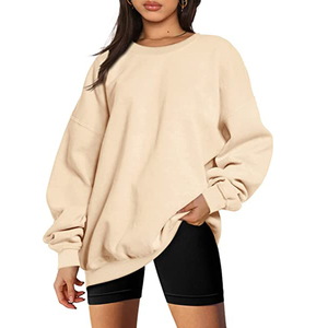 Sudadera con capucha de felpa francesa gruesa de estilo urbano, hombros caídos, lisa, personalizable con bordado, cuello redondo, oversize - Product Image 6