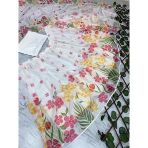 ชุดเลเฮนกาลายดอกไม้สวยงามล่าสุดสำหรับงานพรอม - Product Image 6