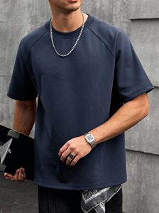 Camiseta Casual Oversize para Hombre, Superventas, con Logotipo Personalizado, Impresión Puff, Poliéster/Algodón, Estilo Urbano, Secado Rápido, Transpirable, Venta al Por Mayor - Product Image 2