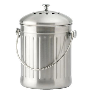 Poubelle en fer galvanisé au design tendance pour l'intérieur et l'extérieur, seau à déchets fait main, poubelle métallique pour grossistes - Product Image 5