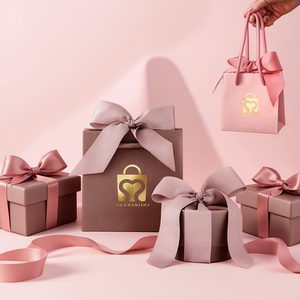 Luxury Boutique Custom Print Mini Promotional Paper Bag with Cotton Handle Vietnam Manufacturer for <b>Small</b> Jewelry Packaging - Product Image 2