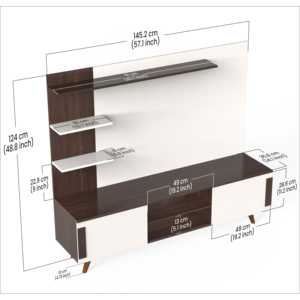 ตู้วางทีวีขนาดเล็ก รุ่นโรเวลท์ ความจุ 42 นิ้ว สำหรับพื้นที่ขนาดเล็ก - Product Image 4