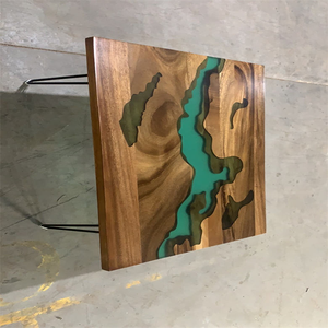 Mesa de Resina con Diseño Artístico y Empalmes Decorativos, Personalizable por la Fábrica - Product Image 3