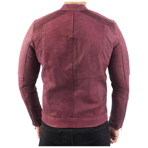 <b>Men</b> <b>leather</b> <b>jacket</b> crafted for modern style with durable finish soft lining and comfortable fit for casual and outdoor wears - Product Image 5