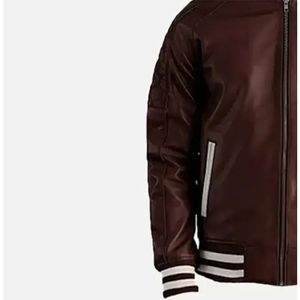 Chaqueta de Cuero Phi 2026 |   Chaqueta Bordada de Fraternidad para Hombre | Chaqueta Bordada de Fraternidad, Chaqueta Bomber Personalizable - Product Image 4