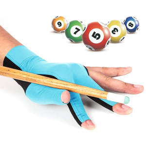 Guantes de billar de 3 dedos, hechos de poliéster y algodón, ajustables y compatibles con pantallas táctiles, precio competitivo. - Product Image 4