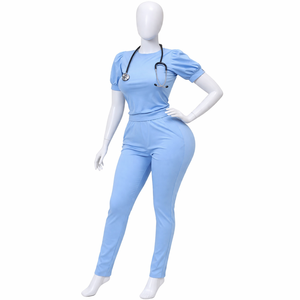 Uniformes Médicos de Enfermería, Conjuntos de Pantalones Deportivos Ajustados y Elásticos para Hospital, Salón de Belleza, Spa, Personal Femenino - Product Image 5