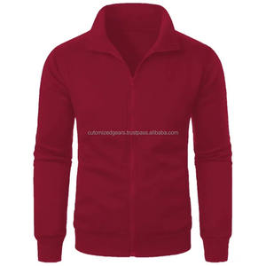 Veste de Baseball Décontractée pour Extérieur Street wear Automne Hommes à Manches Longues Veste à Fermeture Éclair Manteaux Couleur Unie Sweatshirts Chauds - Product Image 2