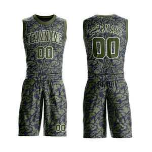 Ensemble uniforme de shorts de basketball d'été personnalisés pour université, respirant, séchage rapide, 100 % polyester, imprimé par sublimation, OEM - Product Image 1